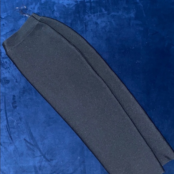 STRETCH BODYCON STYLE PENCIL SKIRT BLACK SIZE M - Picture 2 of 5